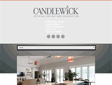 Tablet Screenshot of candlewickinteriors.com